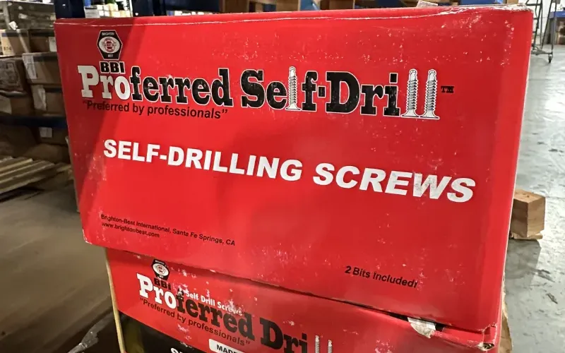 Self drilling screws.