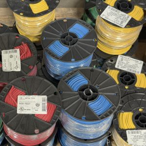 Electrical wire roll in many gages.