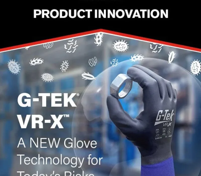 G-tek safety gloves.