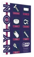 Nylon fasteners.