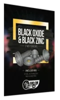 Black oxide and black zinc fasteners.